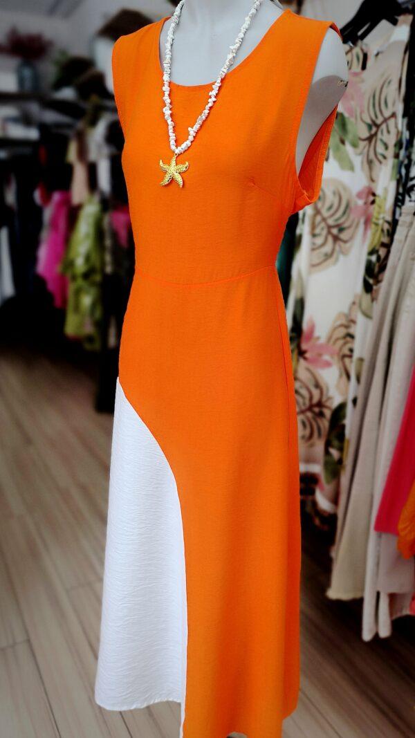 Conjunto Ola Blanca y Naranja - Imagen 2